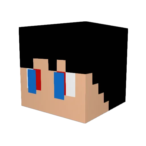 Profetah Minecraft avatar head, 3D render