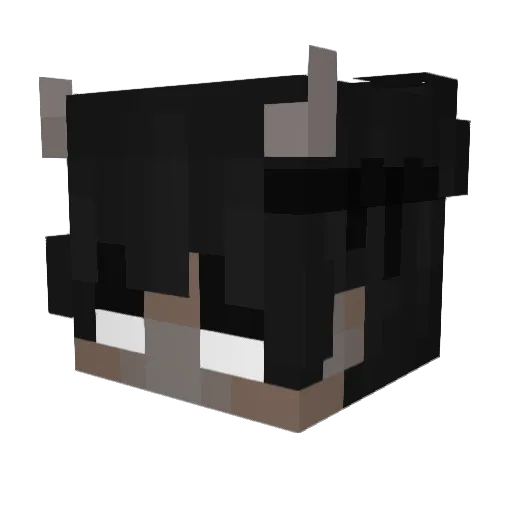 Profi1 Minecraft avatar head, 3D render