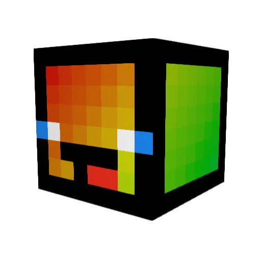 ProfileOfMine Minecraft avatar head, 3D render