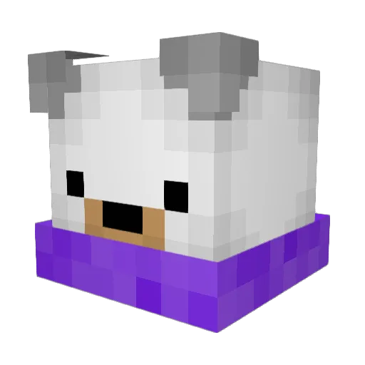 Profisportler Minecraft avatar head, 3D render