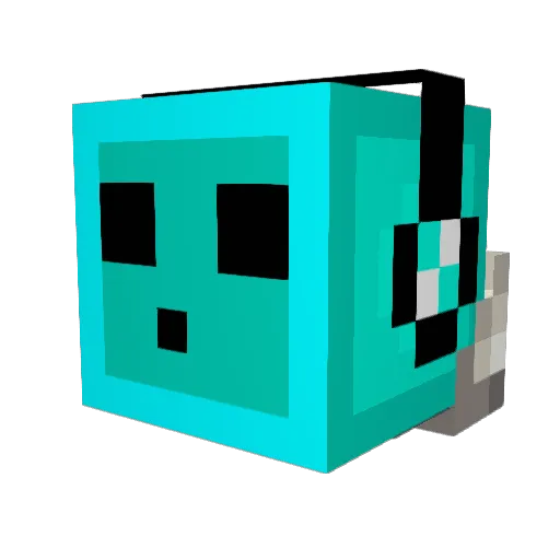 ProfoundWisdom Minecraft avatar head, 3D render