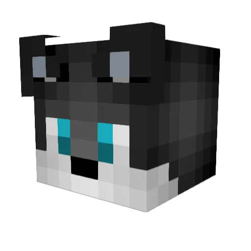 Profoundest Minecraft avatar head, 3D render