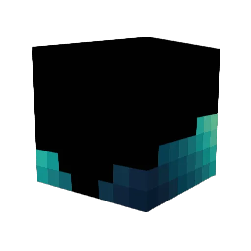 Profqueen Minecraft avatar head, 3D render