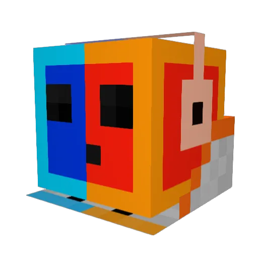 Progamers92 Minecraft avatar head, 3D render