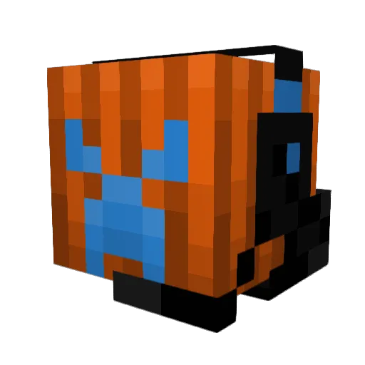 Progostick Minecraft avatar head, 3D render