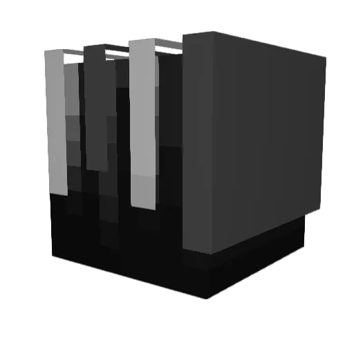Programus12 Minecraft avatar head, 3D render