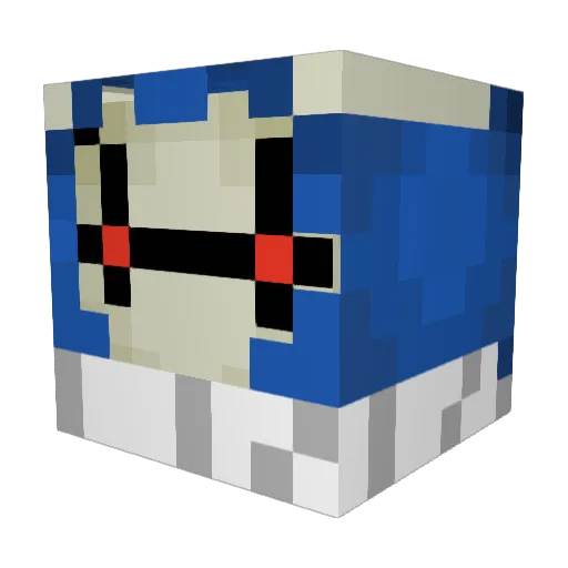 ProgressBars Minecraft avatar head, 3D render