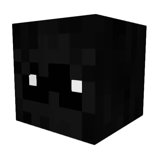 ProjectAW Minecraft avatar head, 3D render