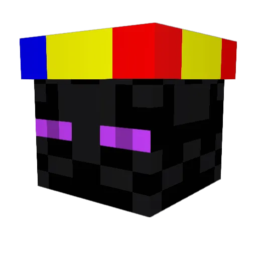 ProjectSirius Minecraft avatar head, 3D render