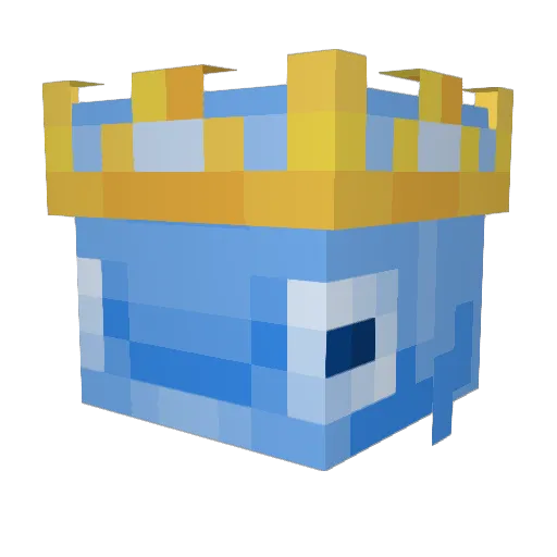 ProjectSquid Minecraft avatar head, 3D render