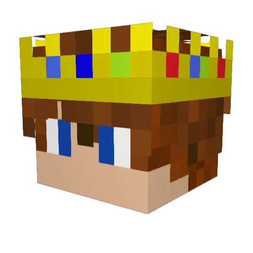 ProjectViper72 Minecraft avatar head, 3D render