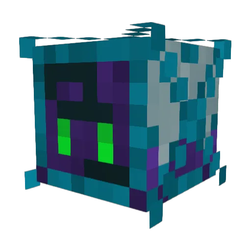 ProjectZeroQ Minecraft avatar head, 3D render