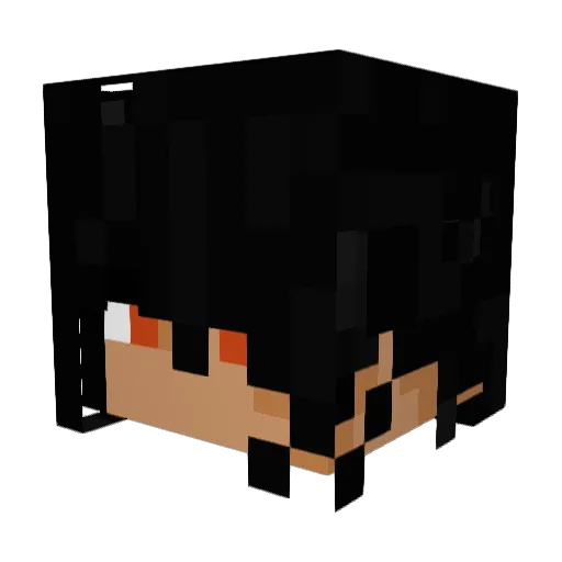 Project_Jinx666 Minecraft avatar head, 3D render