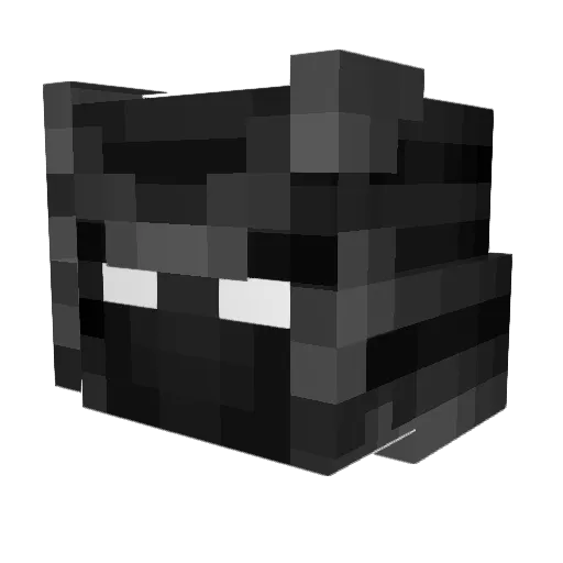 Projectornist Minecraft avatar head, 3D render