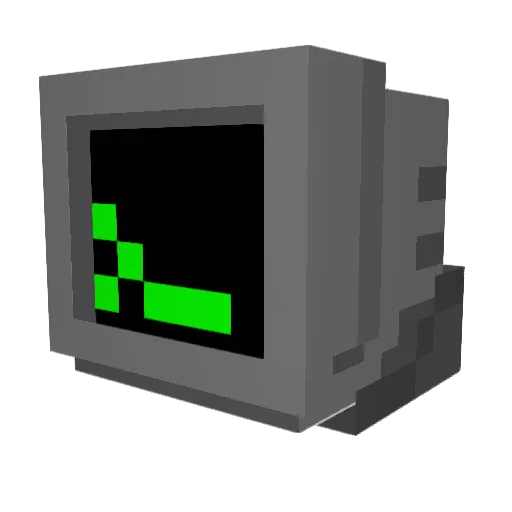 Prokxter Minecraft avatar head, 3D render