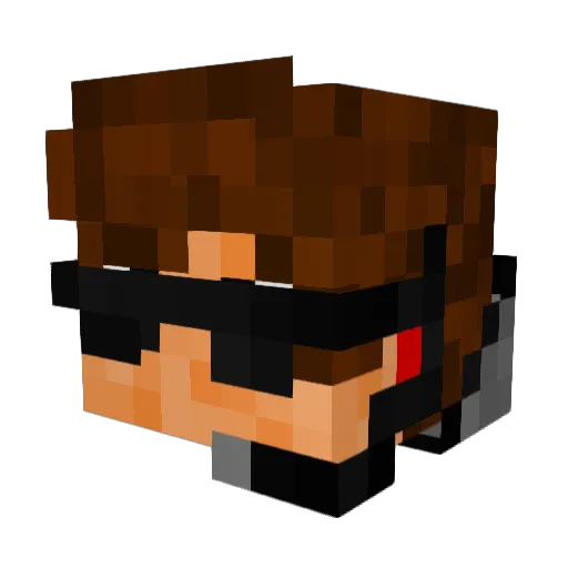 ProlificTips Minecraft avatar head, 3D render