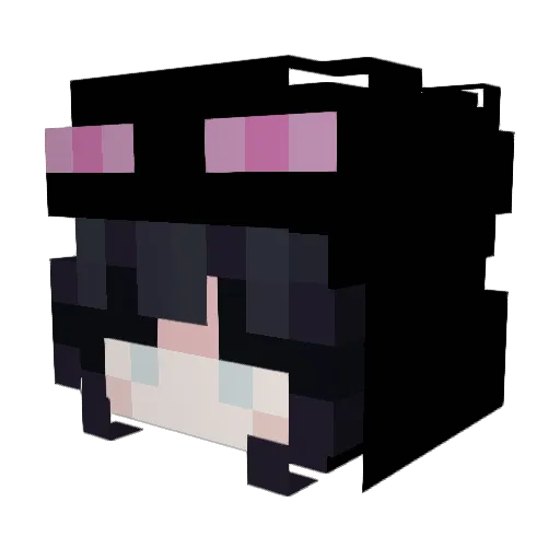 Prollamasyt Minecraft avatar head, 3D render
