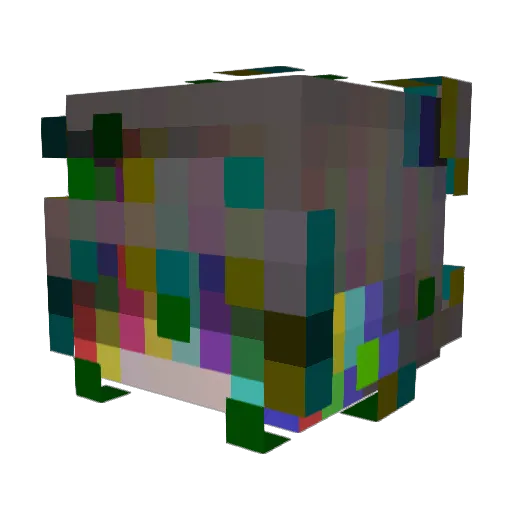 Prollydog Minecraft avatar head, 3D render