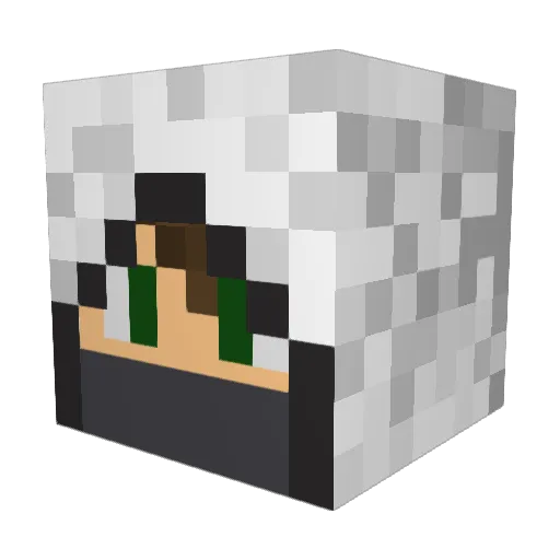 PromaniacNL Minecraft avatar head, 3D render