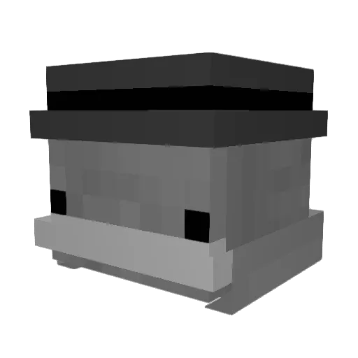 Promatiux Minecraft avatar head, 3D render