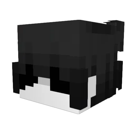 Promethezine Minecraft avatar head, 3D render