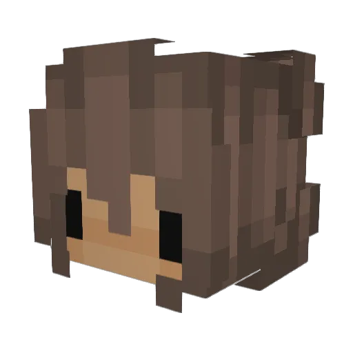 Promiise_ Minecraft avatar head, 3D render