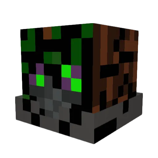 PromiscuousFruit Minecraft avatar head, 3D render