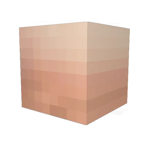 PromoDJ Minecraft avatar head, 3D render