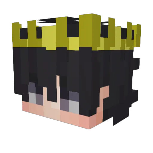 Promp4826TH Minecraft avatar head, 3D render