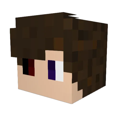 Promustafa00 Minecraft avatar head, 3D render