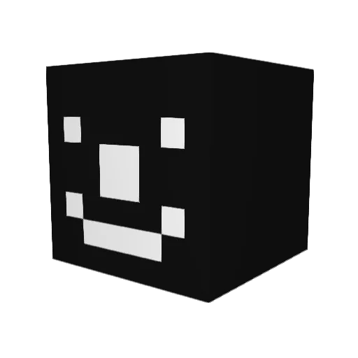 ProneHarpJack Minecraft avatar head, 3D render