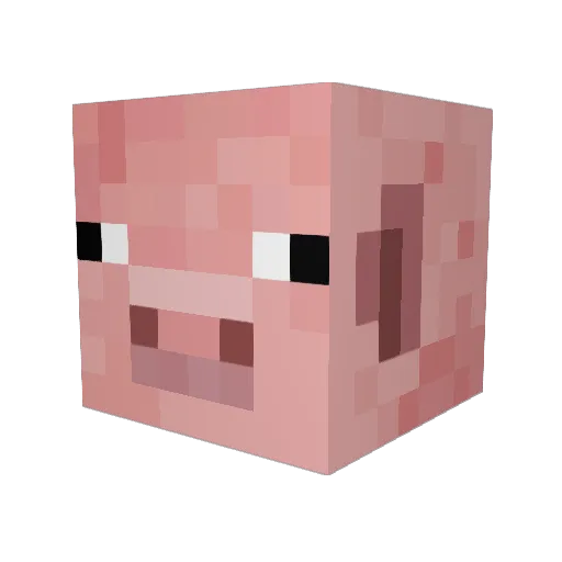 Pronite200 Minecraft avatar head, 3D render