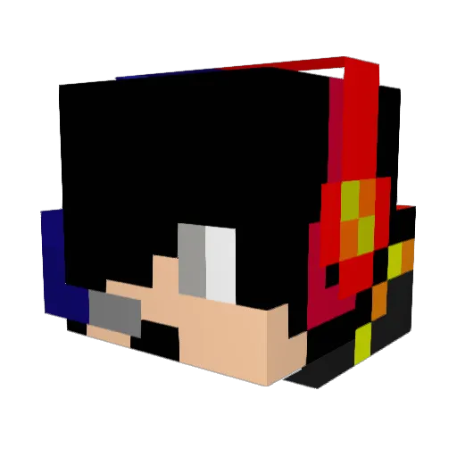 Pronobis76 Minecraft avatar head, 3D render