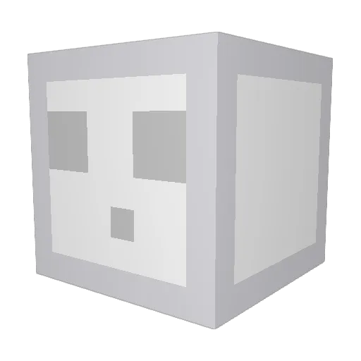 Prooze1 Minecraft avatar head, 3D render