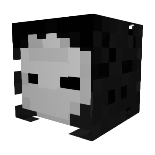ProozleMoo Minecraft avatar head, 3D render