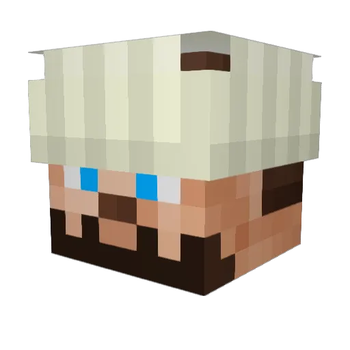 PropaGandalf324 Minecraft avatar head, 3D render