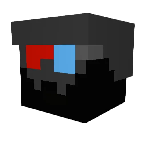 PropagandaPower Minecraft avatar head, 3D render