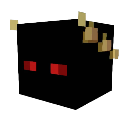 ProperDisaster Minecraft avatar head, 3D render