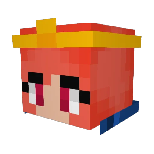 ProphesyOwl Minecraft avatar head, 3D render