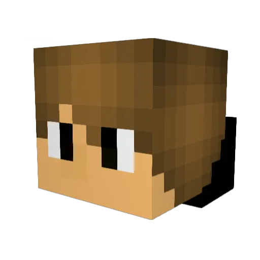 ProphetOdin Minecraft avatar head, 3D render