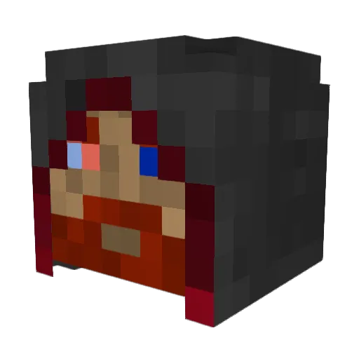 ProphetOfRegulus Minecraft avatar head, 3D render