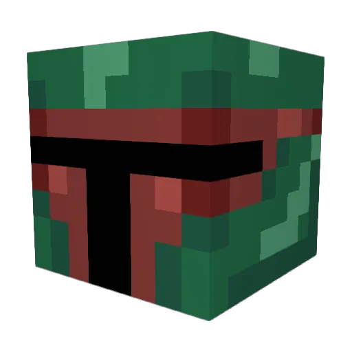 Prophet_64 Minecraft avatar head, 3D render