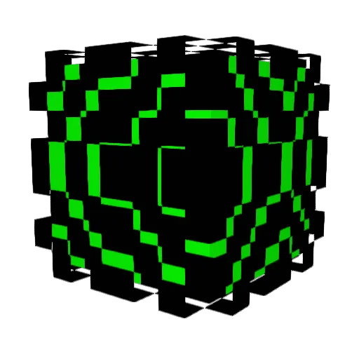 Propvpasd Minecraft avatar head, 3D render