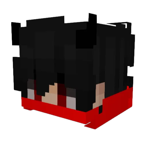 Pros_SaG Minecraft avatar head, 3D render