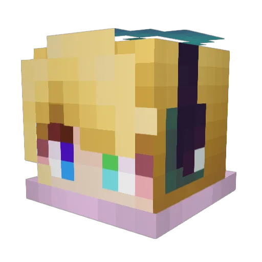 Prosa2002 Minecraft avatar head, 3D render