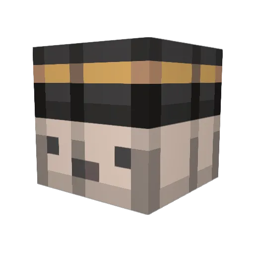 Prosauceee Minecraft avatar head, 3D render