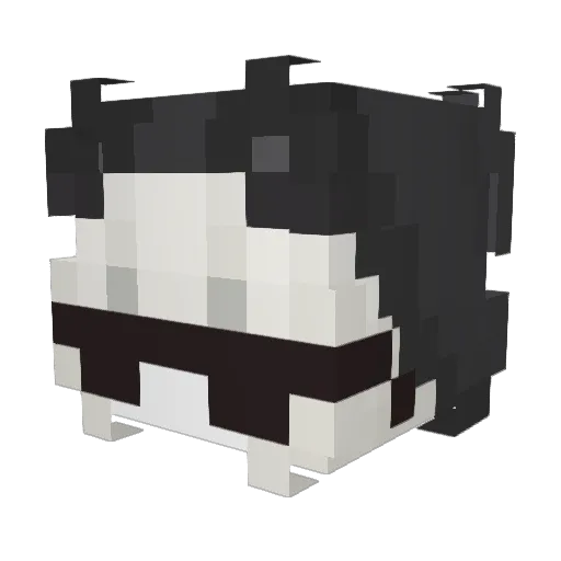 Prosek_Jhony Minecraft avatar head, 3D render