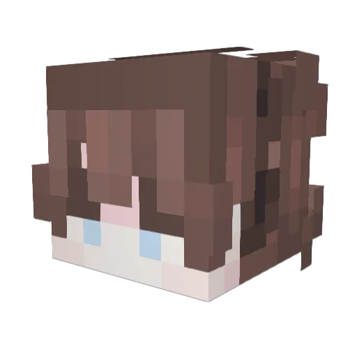 ProsekkMC Minecraft avatar head, 3D render