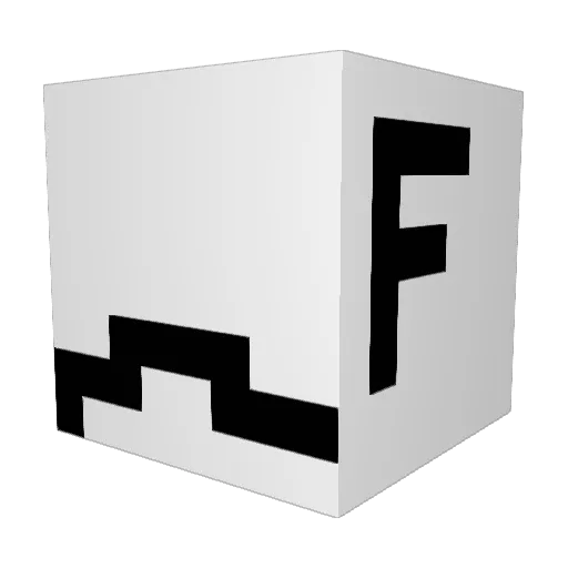 ProserGenis Minecraft avatar head, 3D render