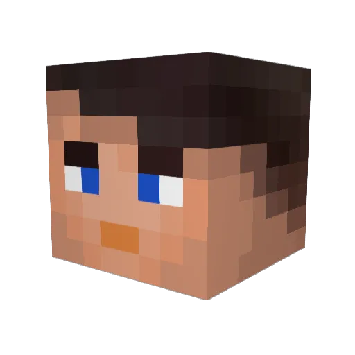 Proshot996 Minecraft avatar head, 3D render